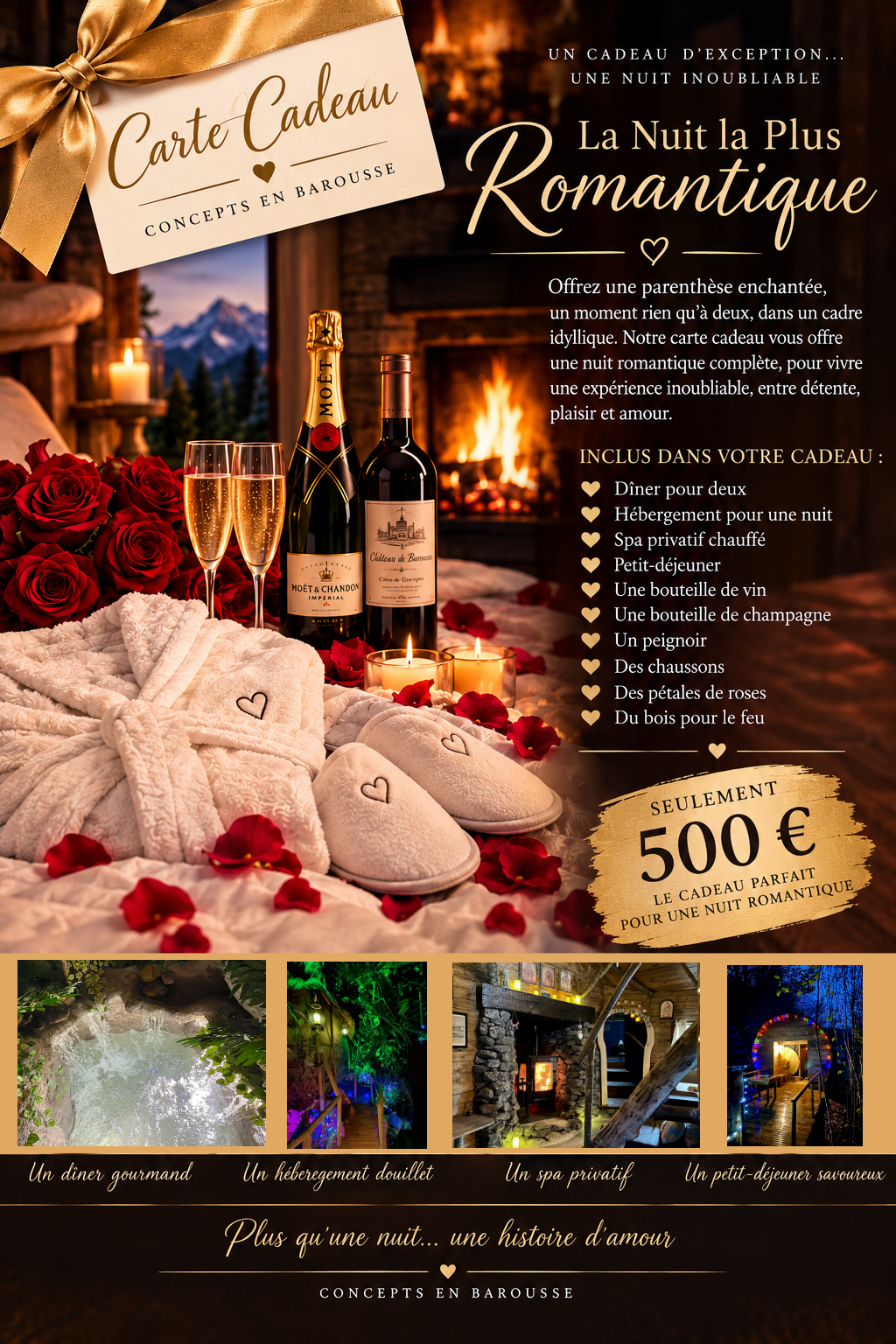 Romantic Candlelit Getaway Gift 500